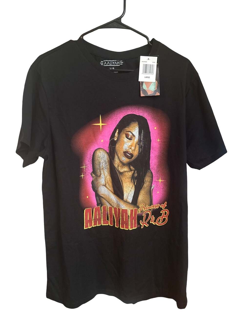 Aaliyah Princess of R&B Graphic T-Shirt Size Large
